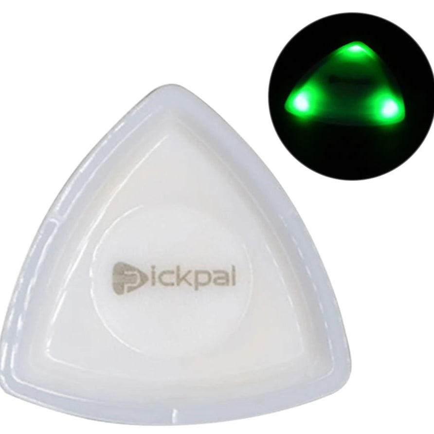 Glow-in-the-Dark Non-Slip Guitar Picks with LED Light - Perfect for Electric, Acoustic, Bass, and Folk Music!